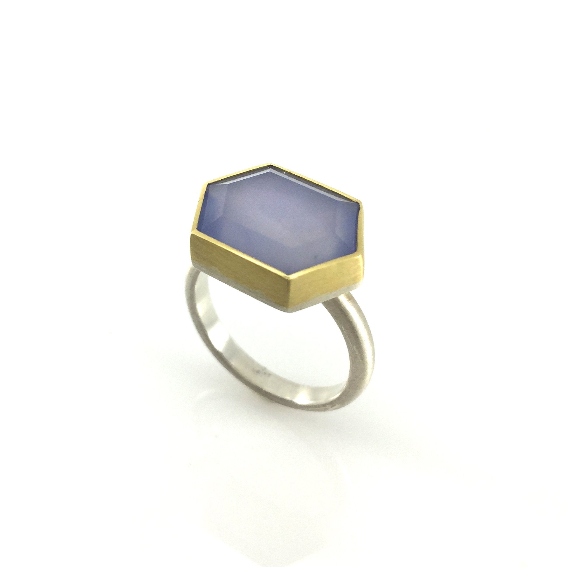 Chalcedony Ring Large Heather Guidero Pistachios